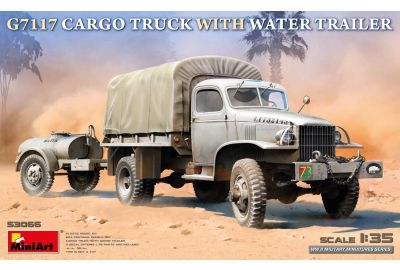 MiniArt 53066 – G7117 Cargo Truck with Water Trailer (1:35)