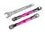 Camber trekstang 7075-T6 aluminium roze 67mm voor l/r