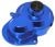 ALLOY MAIN GEAR COVER - 1PC SET blue GPM TRX 1/10 RUSTLER VXL BANDIT