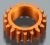 Threaded Pinion 18T x 12mm mod1 -Orange