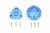 ALUMINUM TRASMISSION CUSH DRIVE HOUSING -8PC SET blue