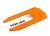 Beschermplaat voor chassis oranje