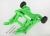 Wheeliebar groen gemonteerd