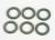 Teflon sluitringen 4x6x0,5mm
