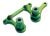 Stuurdelen 6061-T6 aluminium groen