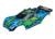 Carrosserie Rustler 4x4 VXL groen met sticker & chequehouder