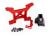 Shocktower 7075-T6 aluminium voorkant rood