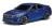 Carrosserie Cadillac CTS-V blauw met aanbouwdelen & stickers