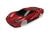 Carrosserie Ford GT rood met sticker