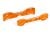 Wishbone houder 7075-T6 aluminium oranje achterzijde