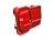 Axle housing cover 6061-T6 aluminum red (2)