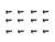 Round Head Screw 2.5X8mm (12 pcs)