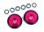 Compleet wiel Wheelie bar 6061-T6 aluminium roze (2)