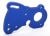 Motorplaat aluminium blauw