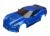 Chevrolet Corvette Z06 blauwe carrosserie met aanbouwonderdelen