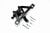 ALUMINUM FRONT BODY MOUNT-6PC SET black