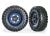 Canyon Trail 5.3x2.2 tires on TRX-4 rims grey/blue (2)