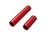Cardan shaft sleeves 6061-T6 aluminum red