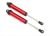 GTR shock aluminium rood 160mm achter zonder schroefdraad (2)