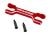 Drag-Link strut aluminum red