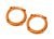 LED Pod-Halter Alu orange