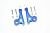 ALUMINUM FRONT ROCKER ARM SET -12PC SET blue