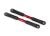 Camber trekstang 7075-T6 aluminium rood 117mm voorzijde (2)