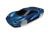 Ford GT blauwe carrosserie met sticker