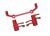 Steering bellcranks 6061-T6 aluminum red