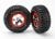 BFGoodrich T/A KM2 banden op velgen chroom/rood (2)