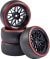 Wheel Set Drift (4) black/red  1:10 