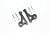 ALUMINUM FRONT ROCKER ARM SET -12PC SET black