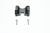 ALUMINUM REAR DAMPER MOUNT -3PC SET black