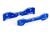 Wishbone houder 7075-T6 aluminium blauw achterzijde