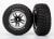 BFGoodrich T/A KM2 banden op velgen zwart/satijn chroom (2)