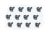 Flange Head Self Tapping screw 2X6mm (12pcs)