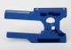 Motorhouder aluminium blauw