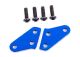Stuurhevelarm aluminium blauw voorzijde (2)