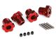Wieldrager aluminium rood 17mm