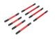 Suspension Link 6061-T6 Aluminum red complete
