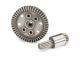 Differentieel ringtandwiel + achtertandwiel