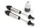 GTR shock aluminium zilver 139mm achter met schroefdraad (2)