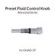 Preset Fluid Control Knob for GHAD-39 