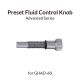 Preset Fluid Control Knob for GHAD-68 