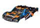Body Slash 4x4 oranje/blauw met sticker & clipless