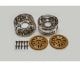 1:10 Felgen (2) Chrom/gold 2-