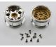 1:10 Felgen (2) Chrom/gold 2-