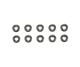 O-Ring schwarz 3mm (10)