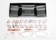Exo-carbon achtervleugel met sticker