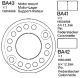 TA02/01 Alu Motorhalter-Set